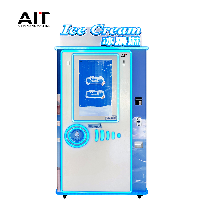 21.5-inch fresh ice cream vending machine