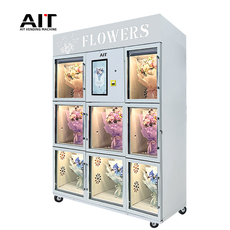 8-box, 9-box flower bouquet, gift vending machine