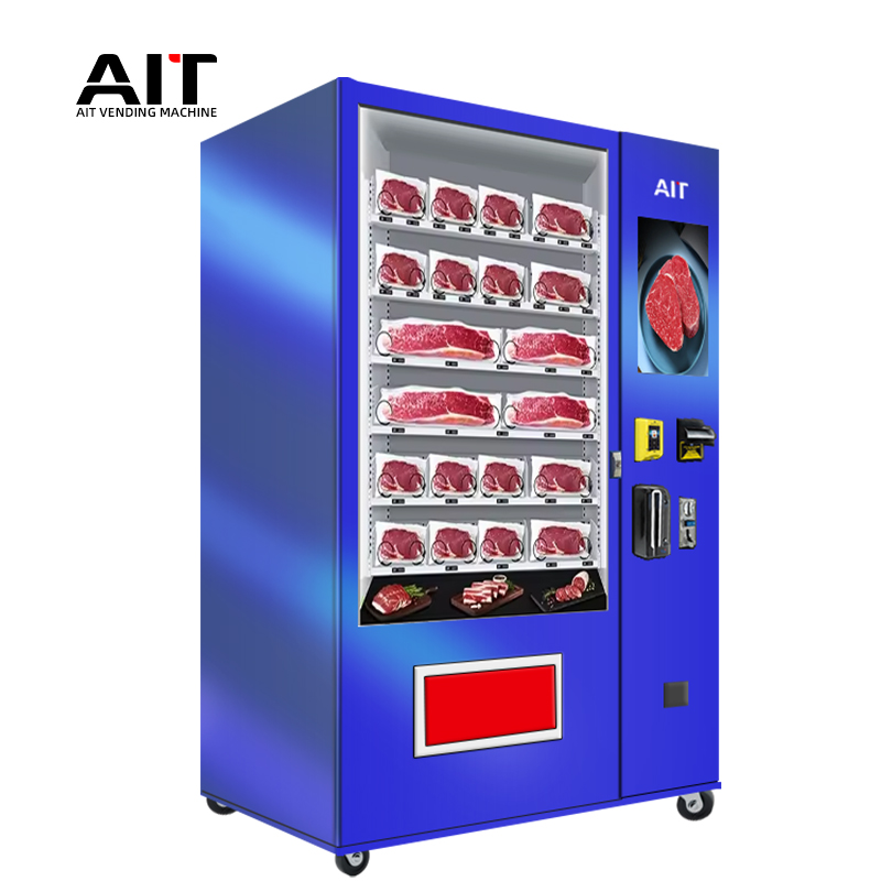 minus 18 degrees Celsius, vending machines can sell frozen foods such as frozen meat and fresh food