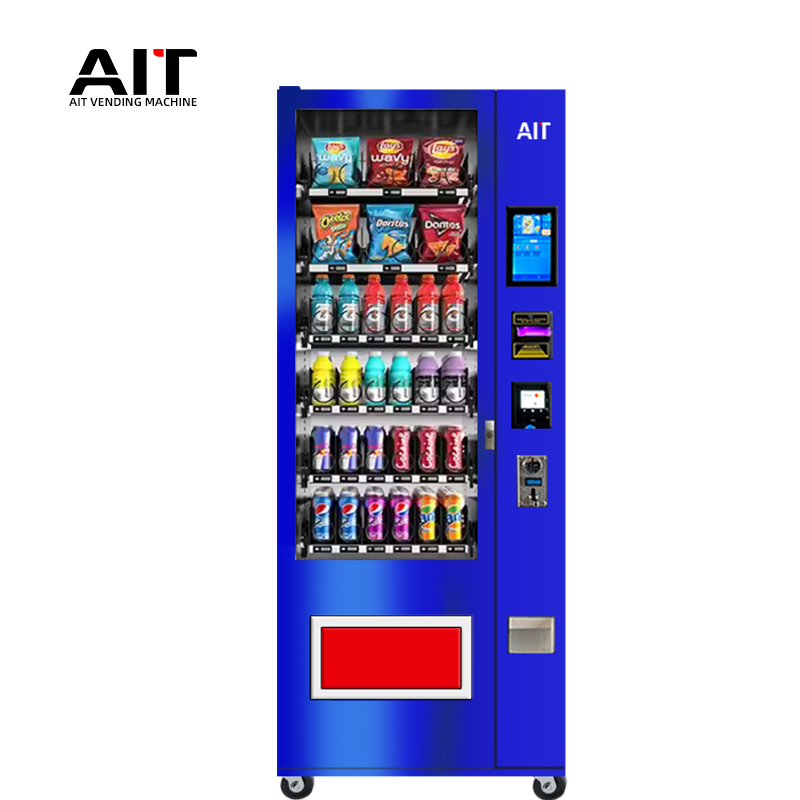 7.1-inch touch screen 36-channel beverage and snack vending machine