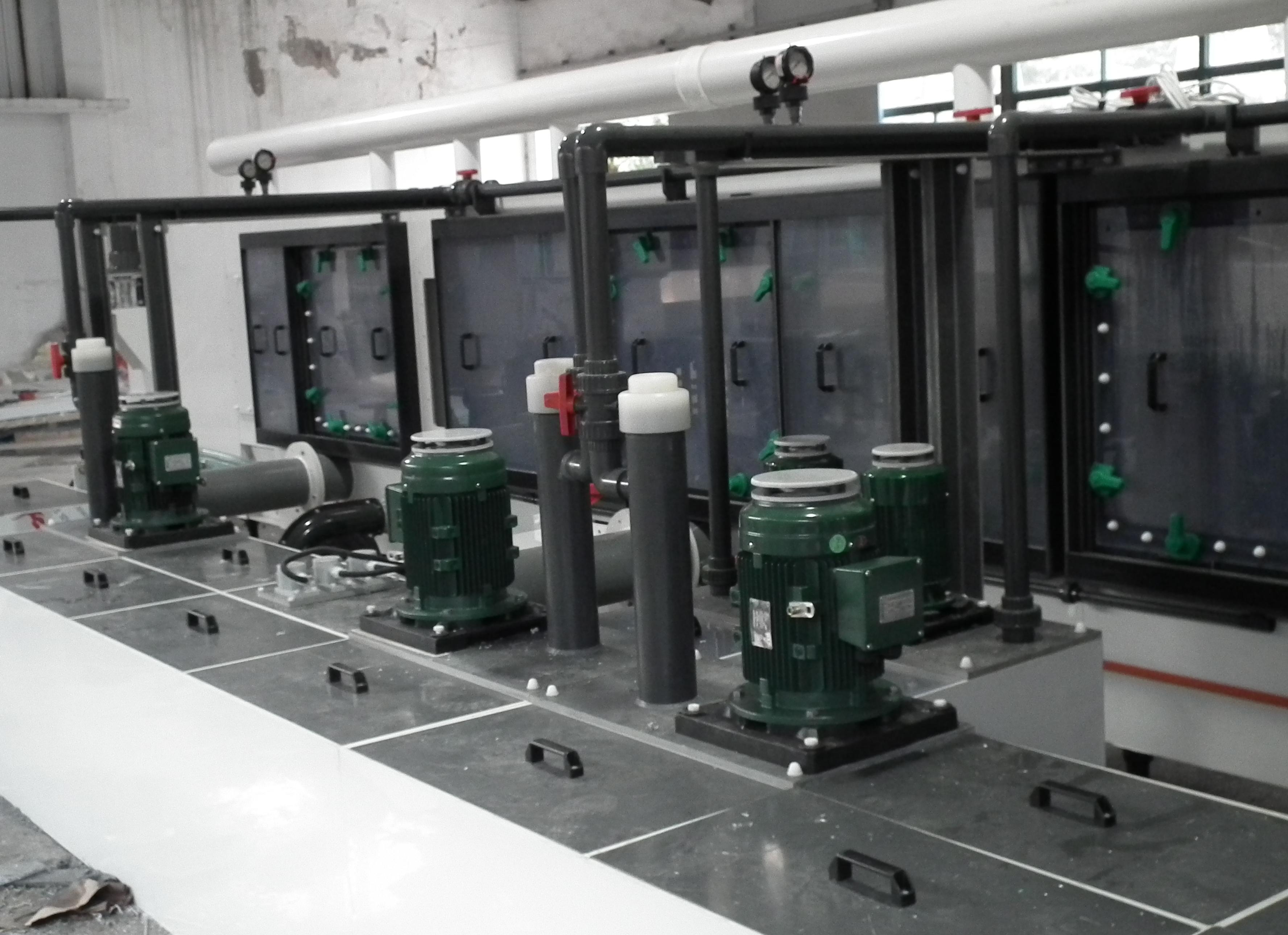 Vertical etching production line for LED display screens