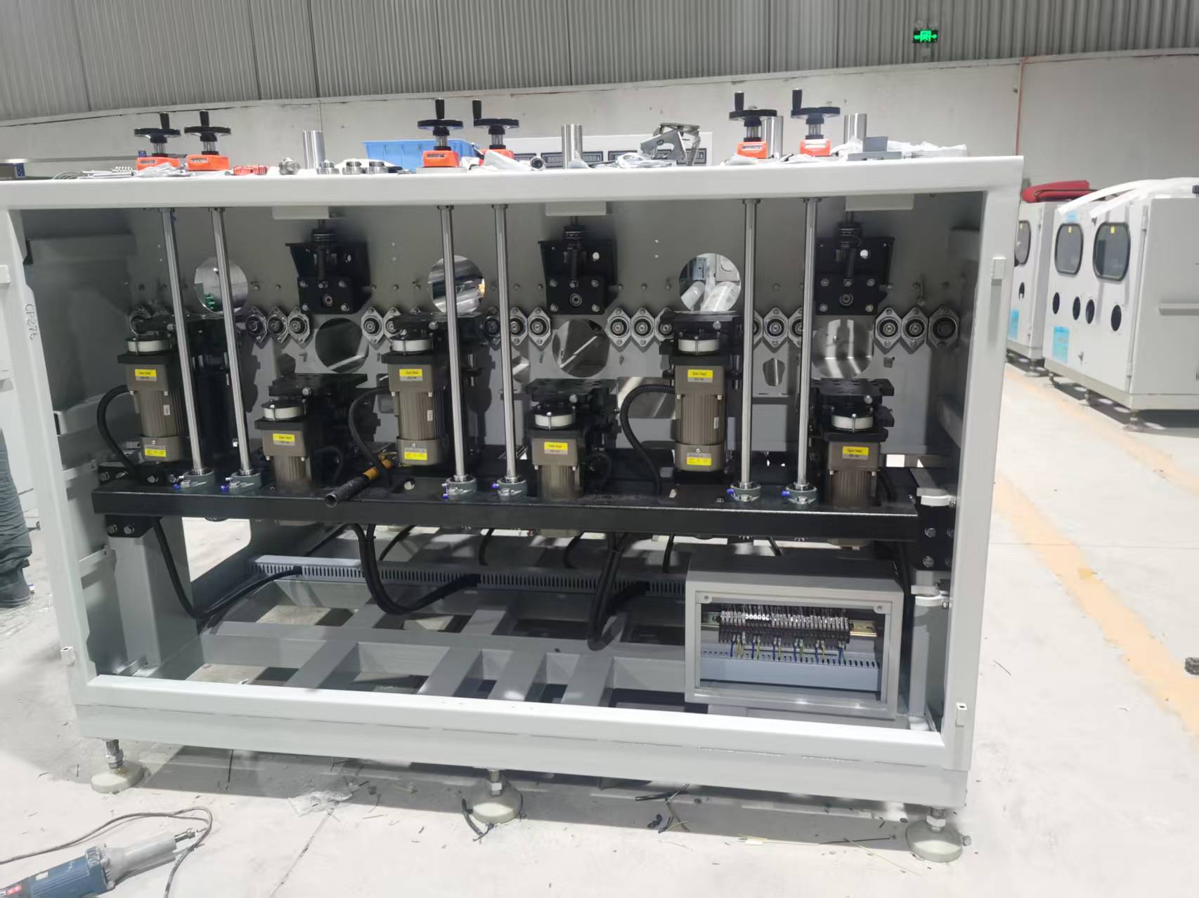 Four-Roll Double-Sided Grinding Plate Production Line