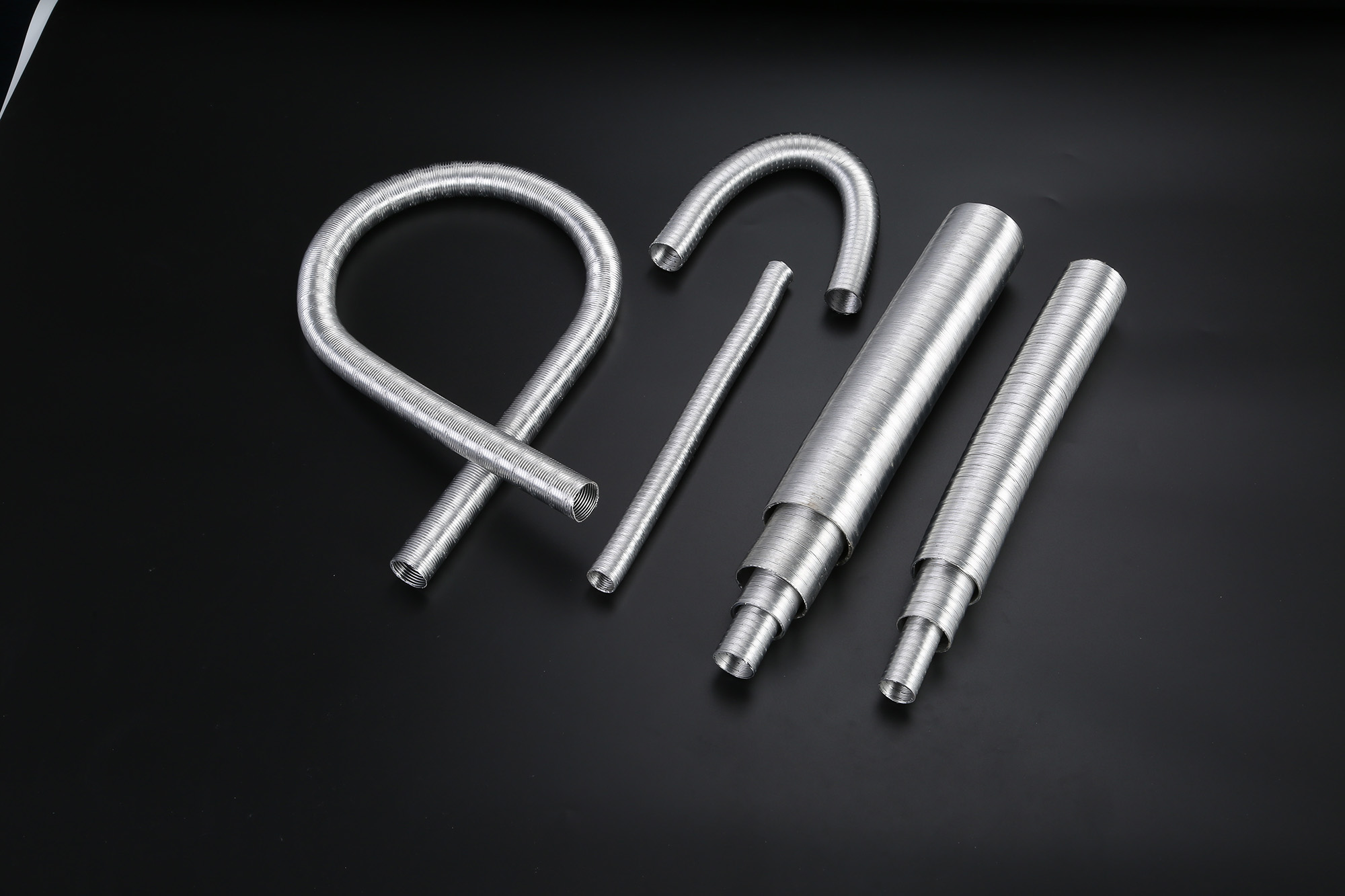 Double layer aluminum foil ventilation duct