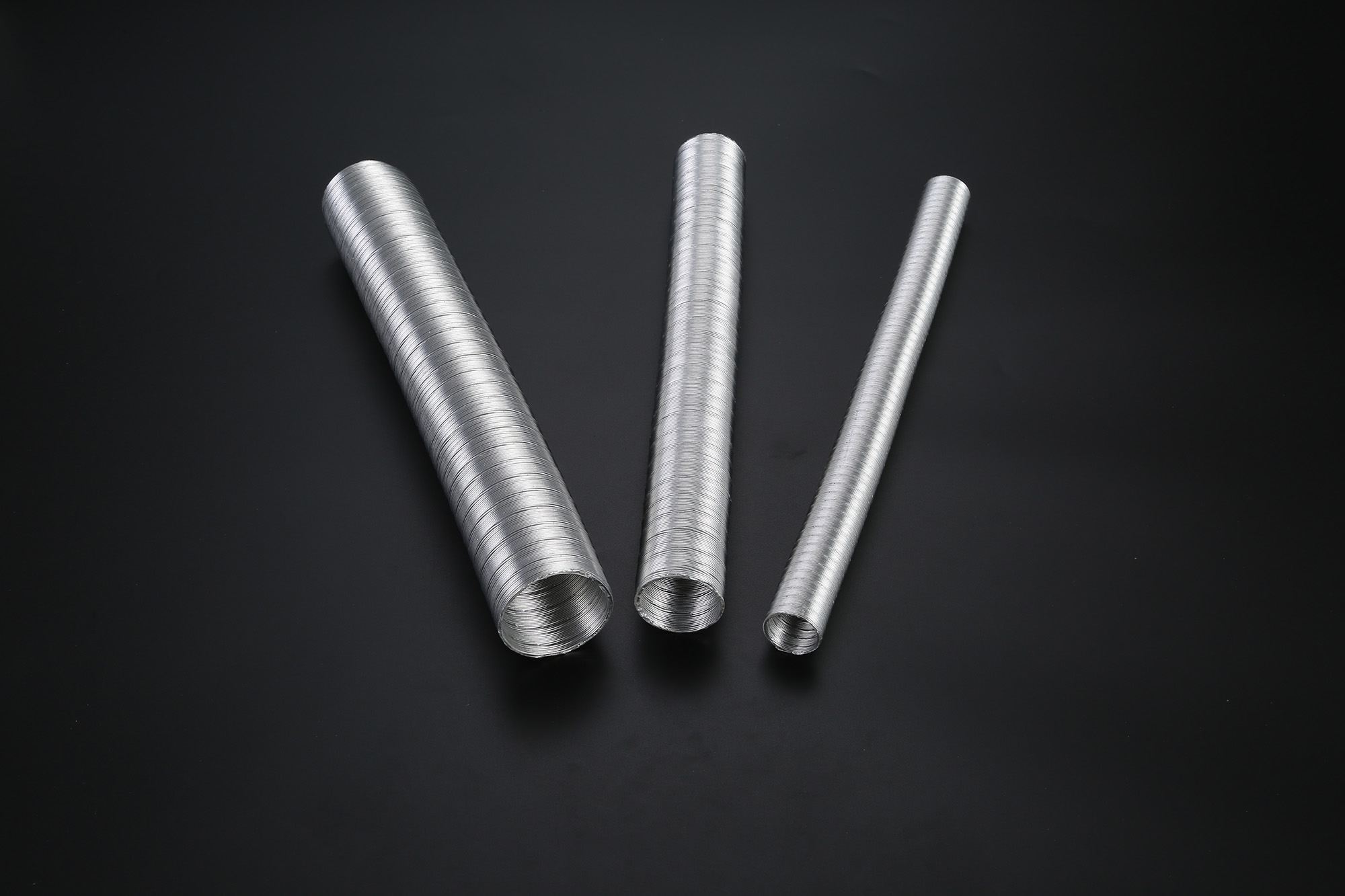 Double layer aluminum foil ventilation duct