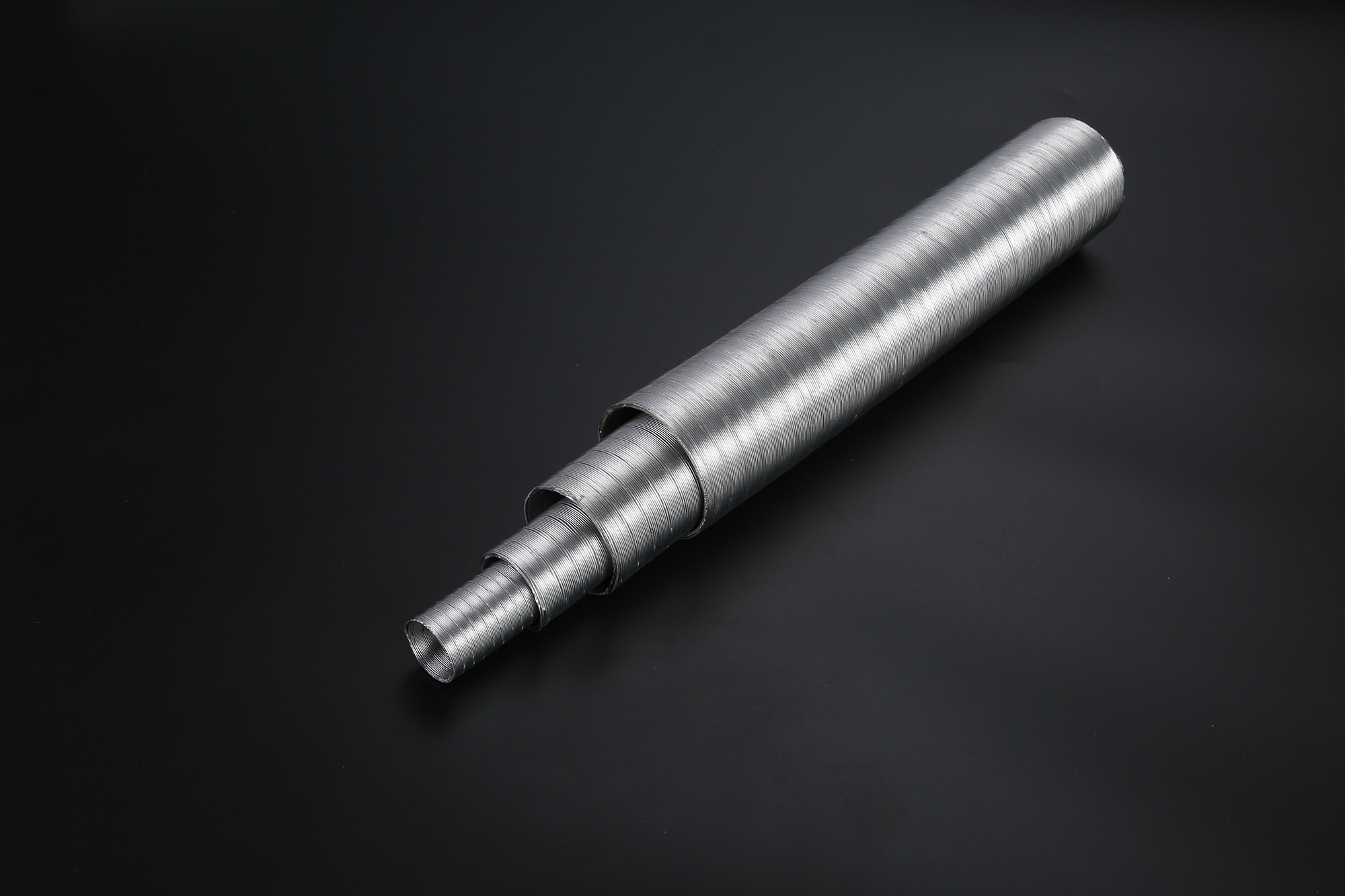 Double layer aluminum foil ventilation duct