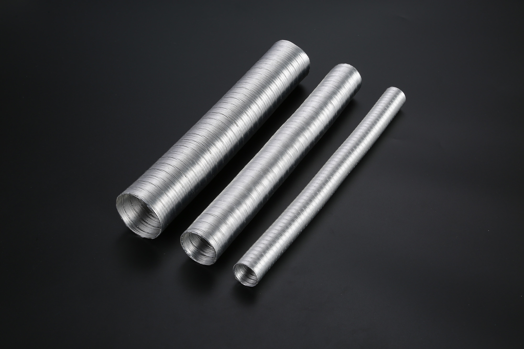 Double layer aluminum foil ventilation duct