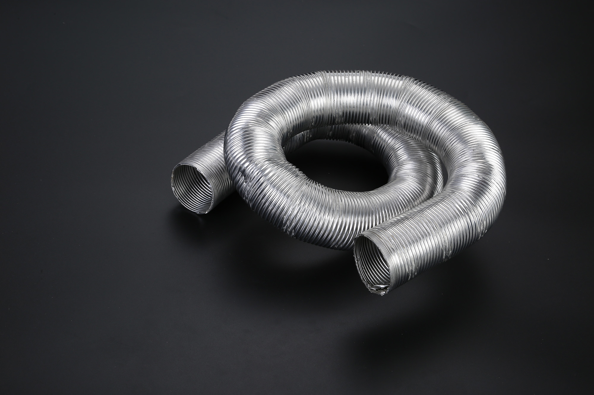 Double layer aluminum foil ventilation duct