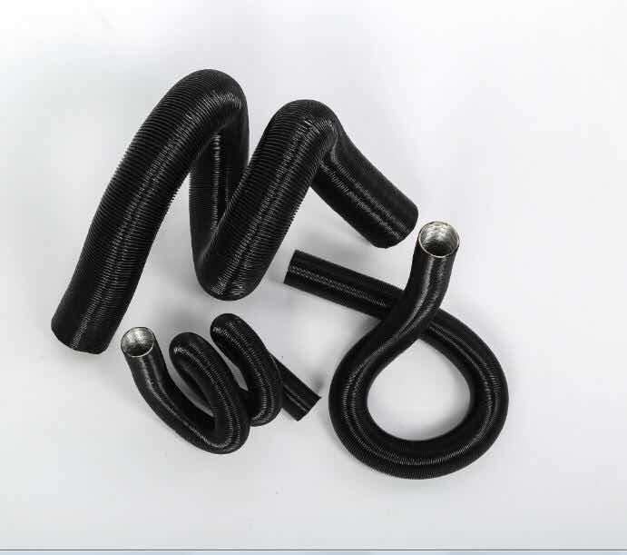 Four layer aluminum foil ventilation duct