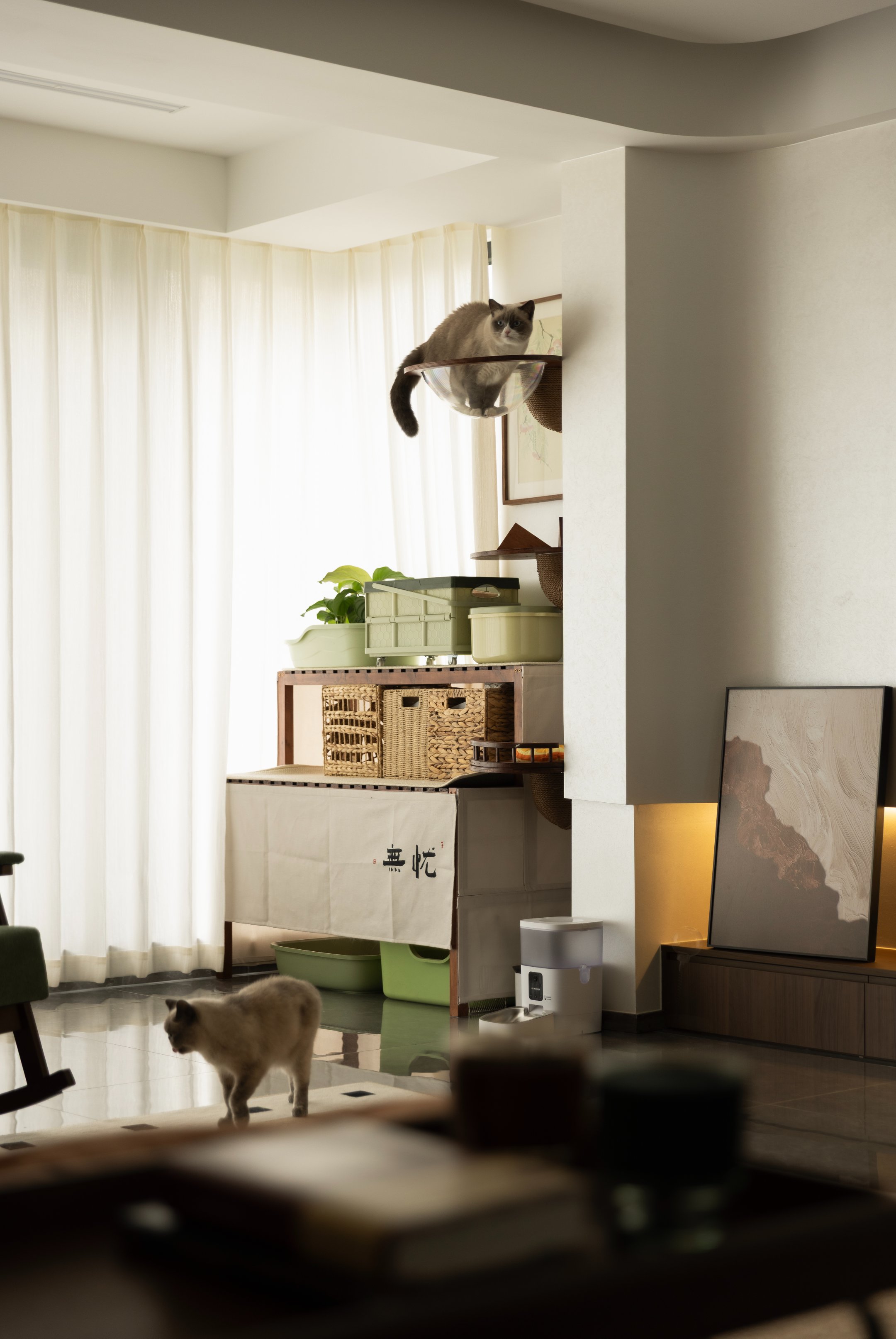 龙湖华盛天曜128平现代中古