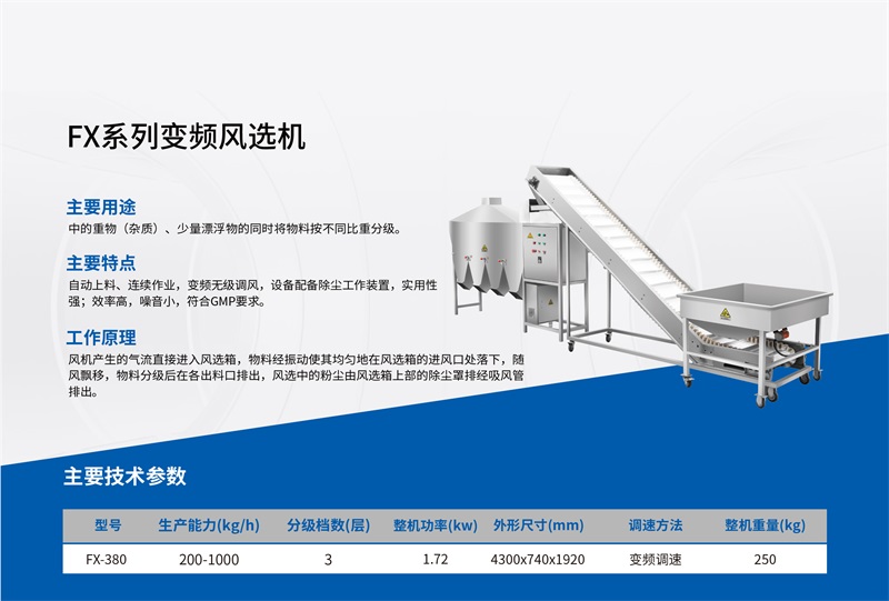 FX系列变频风选机