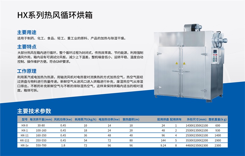 HX系列热风循环烘箱