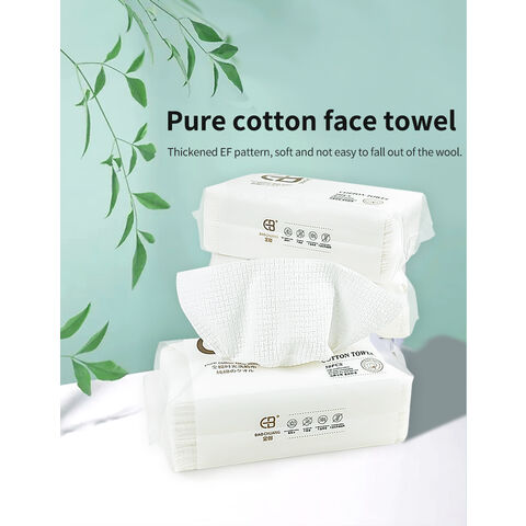 Share to Ultra-Soft Spunlace Non-Woven Disposable Face Towels for Sensitive Skin Makeup Removal Custom Logo Available