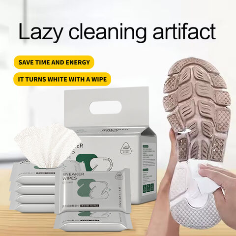Eco-Friendly Portable Shoes Cleaning Towel Wet Wipes for White Shoes Quick Cleaning Shoes Wet Wipe