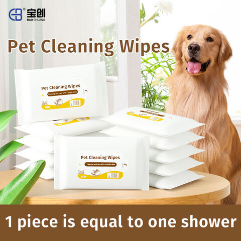 Factory Wholesale Pure Water Soft portable Pet Wet Wipes for Cats Dog Pet Ear Wipes Pet Wipes for Dogs Custom