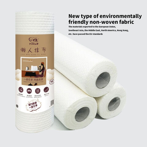 Kitchen Tissue Shop Towels Roll Dry Wipes Roll Disposable Lazy Rags Cleaning Wipes Kitchen Cloth Dish Towel