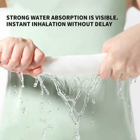 One Roll 60 Count Non-Woven Spunlace Disposable Face Towel with Enhanced Liquid Absorption for Daily Cleansing