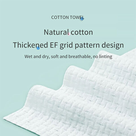 Share to Ultra-Soft Spunlace Non-Woven Disposable Face Towels for Sensitive Skin Makeup Removal Custom Logo Available