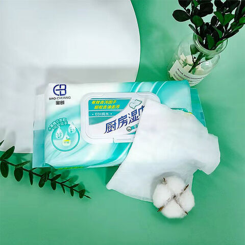 Share to High quality Nonwoven Fabric Household Oil Stain Remover Kitchen Cleaning Wipes Dish Washing Wet Wipes