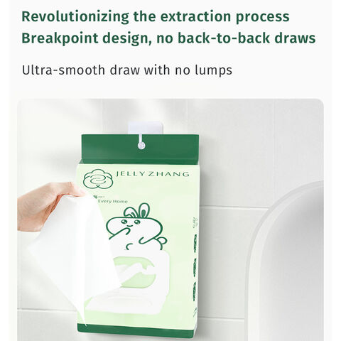 Wholesale Custom Organic Wall Hanging Wet Tissue Feminine Wet Wipe for Sensitive Skin Biodegradable Adult Flushable Wet Wipes