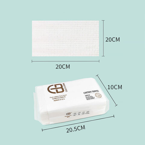 Share to Ultra-Soft Spunlace Non-Woven Disposable Face Towels for Sensitive Skin Makeup Removal Custom Logo Available