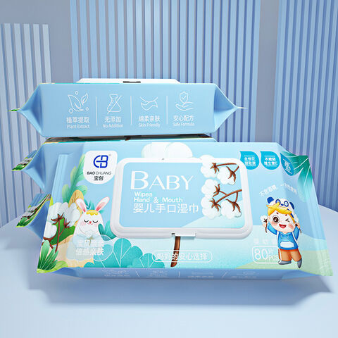 Eco-Friendly Disposable wet Wipes Ultra-Soft Nonwoven Fabric Premium Fragrance-Free Infant Wipes for bady care