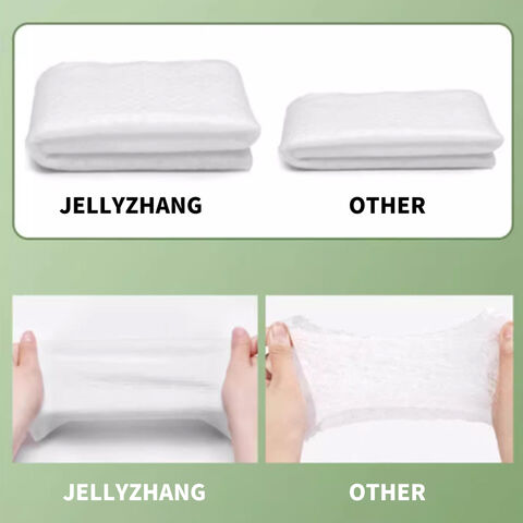 One Roll 60 Count Non-Woven Spunlace Disposable Face Towel with Enhanced Liquid Absorption for Daily Cleansing