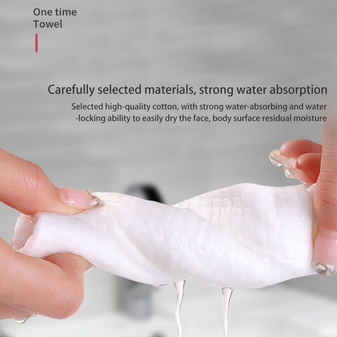 Nonwoven Face Cleaning Compressed Towel Magic Tissue Disposable Cotton Custom Logo Sports Travel Hotel Beauty Daily Cleaning