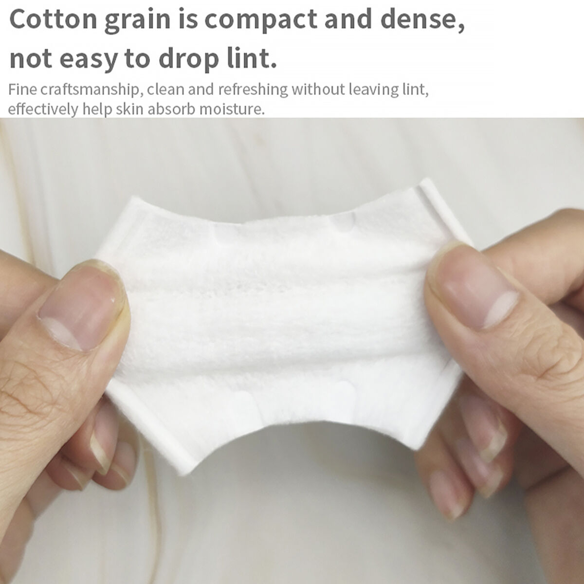 Manufacturers Embossing Cotton Pads Disposable Facial Makeup Remover Round Cosmetic Cotton Pads