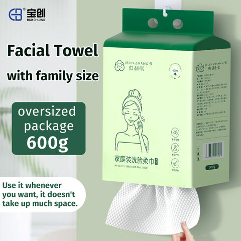 High Quality Disposable Face Towel Towel Thick Cotton Soft Towel Without Additive Household Packaging- Factory Wholesale