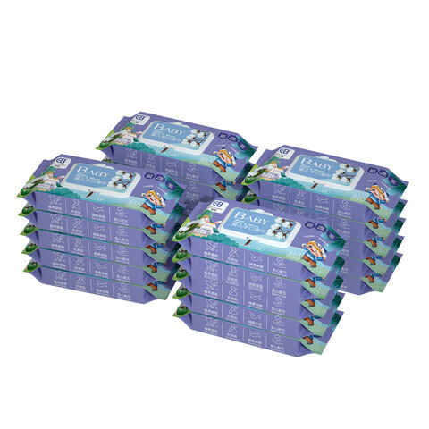 Hot Sale Disposable Soft Care Fragrance Free Newborn Water Wet Wipe Spunlace Natural Baby Wipes