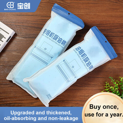 Factory Non Woven Cleaning Oil Absorbent Cotton Cloth for Range Hood Hotel Kitchen Home Oil-absorbing Cotton