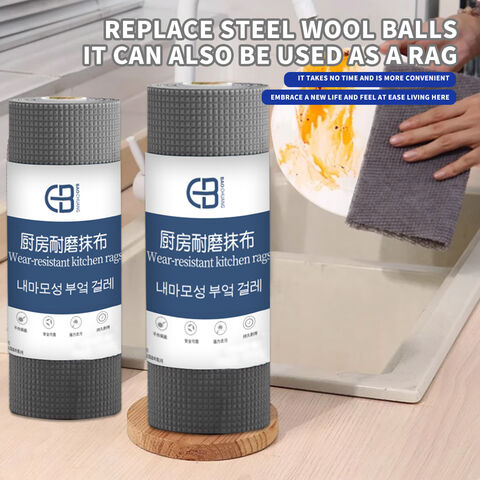 Multi-Purpose Disposable Kitchen Cleaning Cloth - Wear-Resistant Non-Woven PP Rag, Sanitary and Efficient Grease Removal