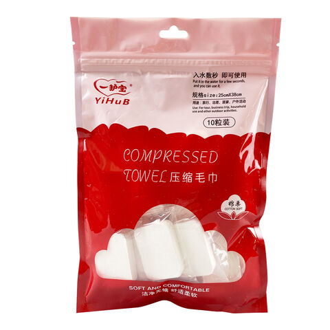 Nonwoven Face Cleaning Compressed Towel Magic Tissue Disposable Cotton Custom Logo Sports Travel Hotel Beauty Daily Cleaning
