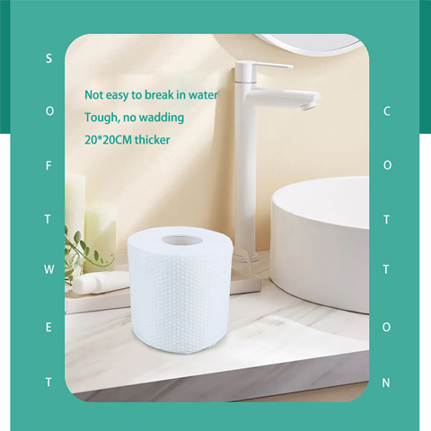 9 Roll for one package Friendly Disposable Face Towel Cotton Towel Roll Disposable 100% Soft Face Towel Cotton