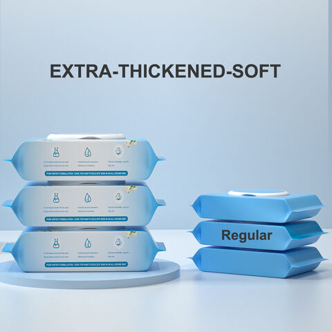 Factory Price Wholesale Baby Wipes Cotton Wet Wipes Newborn Biodegradable Unscented Free Sample Custom OEM Face Wipe