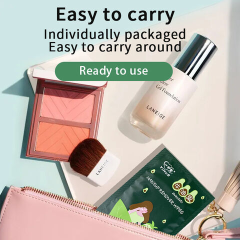 OEM/ODM Avocado Scented Gentle Makeup Remover Wipes for Post-Makeup & travel