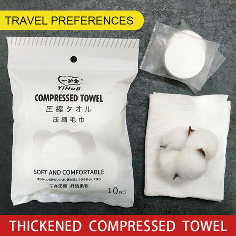 Disposable Compressed Paper Towels One-Time Use Bath and Travel Towels Convenient for daily life usage