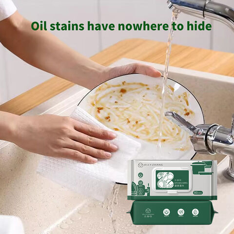 Factory Customized Cost-effective Powerful Cooling Kitchen Cleaning Wipes Kitchen Wet Wipes for Restaurant Daily Cleaning