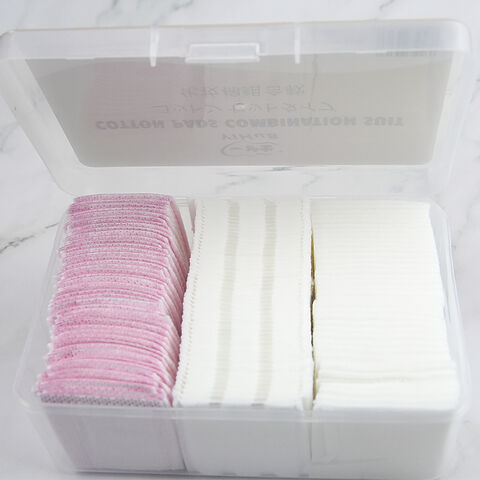 3 kinds sumit Disposable Cotton MakeUp Remover Pads for Facial Cleaning Cosmetic Square Cotton Pads