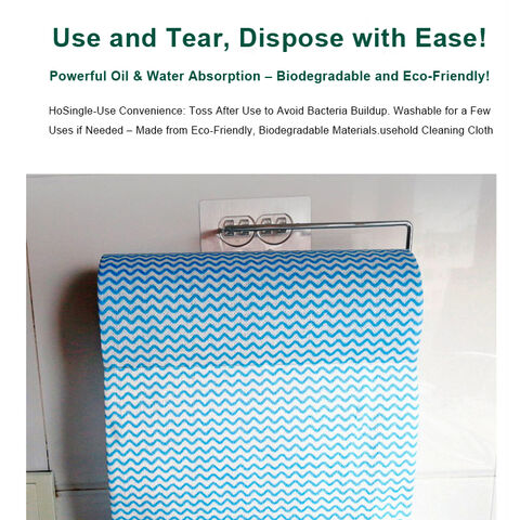 Share to Disposable Reusable Kitchen Paper Towels Roll Cleaning Wipe Dish Wash Towel Rags Household Disposable Cleaning Cloth