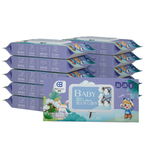 Eco-friendly Chinese Factory Hand and Mouth Wipes for Baby Wholesale Baby Wipes Softcare Baby Wipes for Family Outing Cleaning