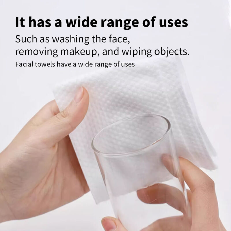 Disposable Face Towel for Travel roll set Wholesale Disposable Cotton Face Cleaning Towel