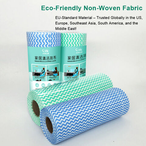 Share to Wholeslae High Quality Eco-Friendly Spunlace Non-Woven Fabric Disposable Cleaning Cloths for Dish Washing Kitchen cleaning Wipes