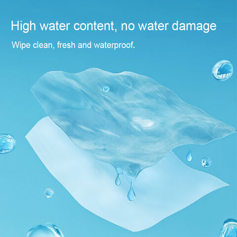Water Wet Wipes in Stock Free Sample China Disposable Spunlace Pure High Quality Baby Wet Wipes
