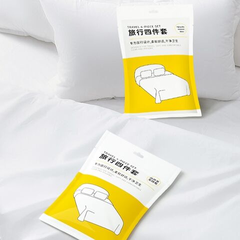 Hot sale Disposable Bed Sheets Travel Sheets Set for Hotel Bed Travel Bedding Cover Portable Sheet Quilt Cover Pillowcase