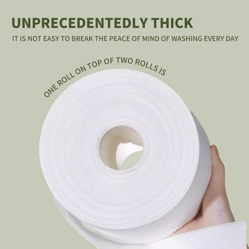 High Quality Disposable Nonwoven Soft Cotton Tissue Wet and Dry Use Portable Disposable Face Towel 100%Plant Cellulose Fibre