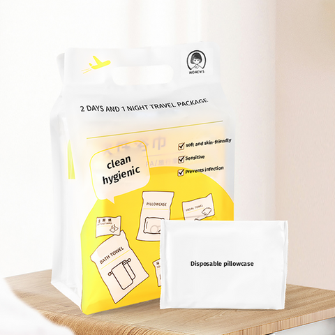 Hygienic Travel Pack Disposable Bath/Underwear/Pillowcase/Toilet Mat/Wet Toilet Paper/Cotton Towel – Portable travel set for WOMEN