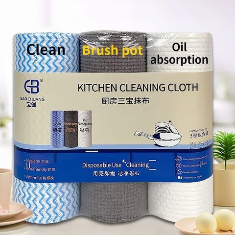 Factory Direct Home Use Disposable Cleaning Kitchen Rag Towel High Quality Kitchen Paper Towels Roll combination set