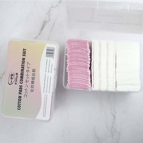 3 kinds sumit Disposable Cotton MakeUp Remover Pads for Facial Cleaning Cosmetic Square Cotton Pads