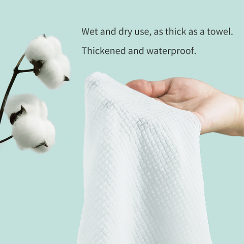 Share to Ultra-Soft Spunlace Non-Woven Disposable Face Towels for Sensitive Skin Makeup Removal Custom Logo Available